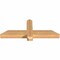 Ekena Millwork Eugene Smooth Timber Gable Bracket, Western Red Cedar, 36"W x 13"H x 3 1/2"D x 3 1/2"F, 9/12 Pitch GBW036X13X0404EUG00SWR - alternate 5